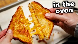 How To Make Grilled Cheese Sandwich in the Oven [upl. by Eiramac]