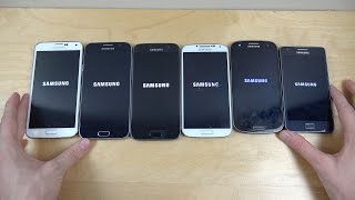 Samsung Galaxy S7 vs S6 vs S5 vs S4 vs S3 vs S2  Which Is Faster [upl. by Acker376]