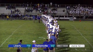 Walkersville vs Liberty Football 9032021 Final Score [upl. by Nations710]