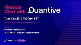 Fireside Chat with Quantive CEO Carmine Visconti and Executive VP Nikki Parker [upl. by Mauchi]