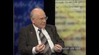 Wirtschaft und Ethik ProfDr Werner Lachmann  Bibel TV das Gespräch [upl. by Tezil]