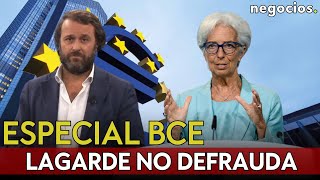 ESPECIAL BCE Lagarde no defrauda y baja los tipos 25 puntos al 35 ¿A qué se enfrenta el mercado [upl. by Naginnarb]