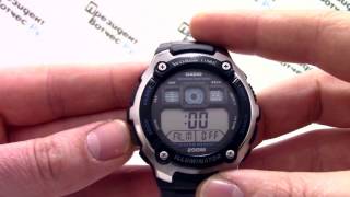 Часы Casio Illuminator AE2000W1A AE2000W1AVEF  Видео обзор от PresidentWatchesRu [upl. by Ainezey]