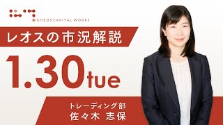 レオスの市況解説2024年1月30日 [upl. by Aicekat]