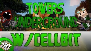 Minecraft Hardcore Games  Towers Underground w Cellbit [upl. by Bettzel659]