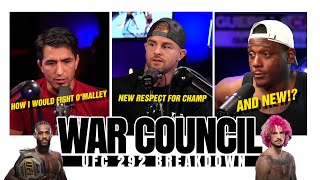 WarCouncil Episode 1  UFC 292 Breakdown w Adrian Yanez and Cody Stamann [upl. by Arodnahs987]