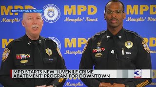 MPD starts new juvenile crime abatement program downtown [upl. by Lennod450]