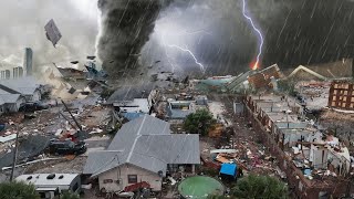 Tallahassee now Footage of destruction storm and tornado hit Florida [upl. by Asile]