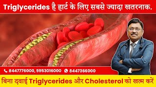 बिना दवाई Triglycerides और Cholesterol को खत्म करें  Dr Bimal Chhajer  SAAOL [upl. by Leval]