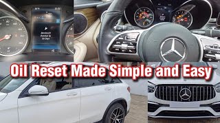 🆓️ solution How to reset MercedesBenz GLC 300 Oil service  Maintenance service Reset [upl. by Nahrut205]