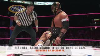 CMLL  MANO A MANO  HECHICERO VS VOLADOR JR ARENA MÉXICO111024 [upl. by Harle]