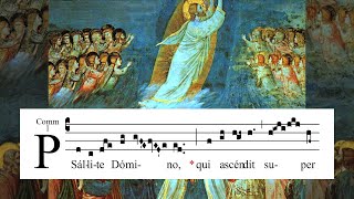 Psallite Domino  Gregorian Chant for Ascension Thursday [upl. by Wittenburg]