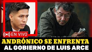 ANDRÓNICO RODRÍGUEZ SE ENFR3NT4 A LUIS ARCE [upl. by Nylave]