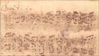 Bach Manuscript  The WellTempered Clavier Prelude and Fugue No1 in C major BWV 846 [upl. by Nytsirt737]