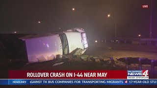 Emergency crews respond to rollover crash on I44 [upl. by Philan]