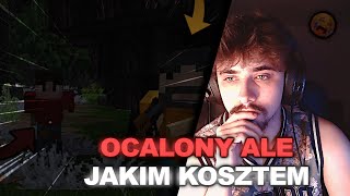 Ocalony Włochacz alejakim kosztem Minecraft adventure map Wilczy Głód  Cz2 Sad Ending [upl. by Castera]