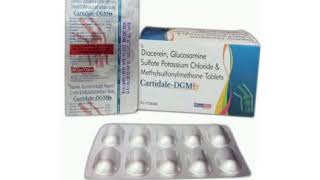 Cartidale DGM Tablets Diacerein Glucosamine Sulfate Potassium Chloride amp Methylsulfonylmethane [upl. by Etnoid845]