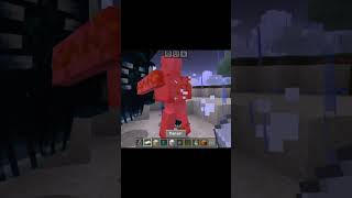 2 WARDENS VS 1 GOLEM 😈💀 minecraft shorts viral [upl. by Selden]