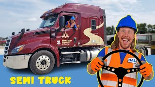 Semi Trucks for Kids  Learn about Semi Trucks for Toddlers [upl. by Suoicserp]