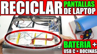 ❗Pantalla de laptop Autonoma con BATERIA y HDMI [upl. by Jolyn]