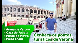 Pontos turísticos de Verona na Itália [upl. by Nennahs]