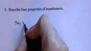 CHEM 1060 Lecture 050 Properties of Enantiomers [upl. by Demahum]