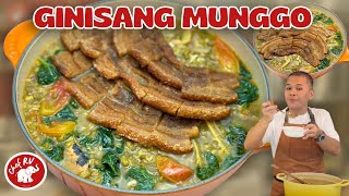 GINISANG MUNGGO WITH CRISPY PORK [upl. by Mervin231]