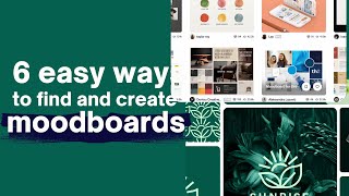 6 easy ways to find and create moodboards [upl. by Flatto]