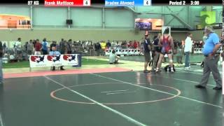 Mens Freestyle 97 KG Frank Mattiace vs Braden Atwood [upl. by Cirdek]