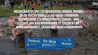 Unox Nieuwjaarsduik Ezelsbruggetje 2025 [upl. by Ahsiuqal500]