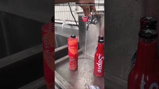 How labels are affixed to cold drink bottles randomyt6 [upl. by Avigdor]