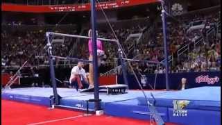 Nastia Liukin Olympic Trials 2012  Bars Day 1 [upl. by Selrac]