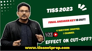 TISSNET 2023 Final Answer Key Out Effect on Cutoff [upl. by Initirb202]