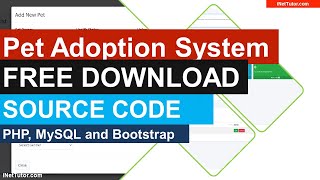 Pet Adoption System Source code [upl. by Aniratac]