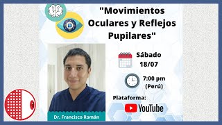 🔴 en vivo Neurooftalmología Parte 1 movimientos oculares y reflejos pupilares [upl. by Stargell35]