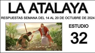 RESPUESTAS DE LA ATALAYA de esta semana [upl. by Euqinemod]