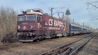 Trenuri  Trains  București Băneasa  15012024 [upl. by Ataeb]