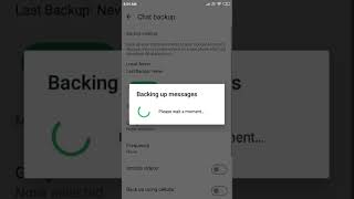 How to backup whatsapp [upl. by Yadrahs629]