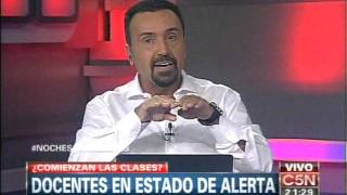 C5N  EDUCACION  DOCENTES EN ESTADO DE ALERTA POR EL COMIENZO DE CLASES [upl. by Kcirtemed872]