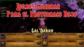 World of warcraft  Gundrak para el protodraco rojo [upl. by Ahsikin]