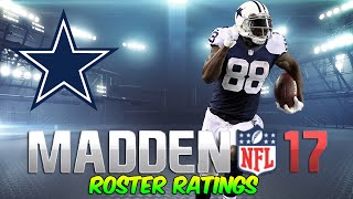 Early Madden 17 Ratings  Cowboys ft Dez Bryant  Ezekiel Elliot [upl. by Evars722]