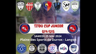 TITOU CUP 2024 Langon  poule A match 1 LA BREDE FC  FCPA47 [upl. by Essirehc]