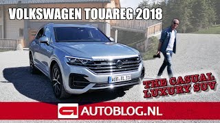 2018 Volkswagen Touareg rijtest [upl. by Aicirtel]