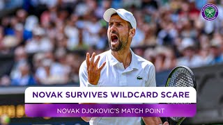 Novak Djokovic  Winning moment  Second round  Wimbledon 2024 [upl. by Alyl288]