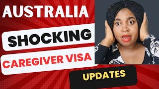 AUSTRALIA CAREGIVER VISA AGECARE VISA LATEST UPDATE The truth you dont want to hear [upl. by God]