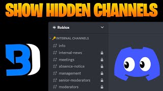 How to Show Hidden Channels on Discord Using BetterDiscord [upl. by Rivkah]