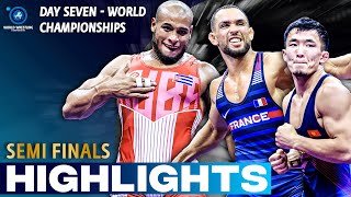 Day 7  Semi Final Highlights  GrecoRoman Wrestling  Senior World Championships 2023 [upl. by Oisangi396]