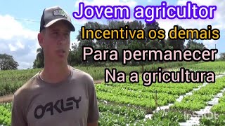 Jovem agricultor que não abandona agricultura são José do Hortêncio RS [upl. by Marketa]