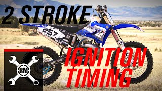 How To Set Ignition Timing on a 2 Stroke Dirt Bike [upl. by Enyawed99]