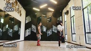 OVERPROTECTED High Beginner Indrawati Damanik amp Chok Fredo Linedance [upl. by Jerz]